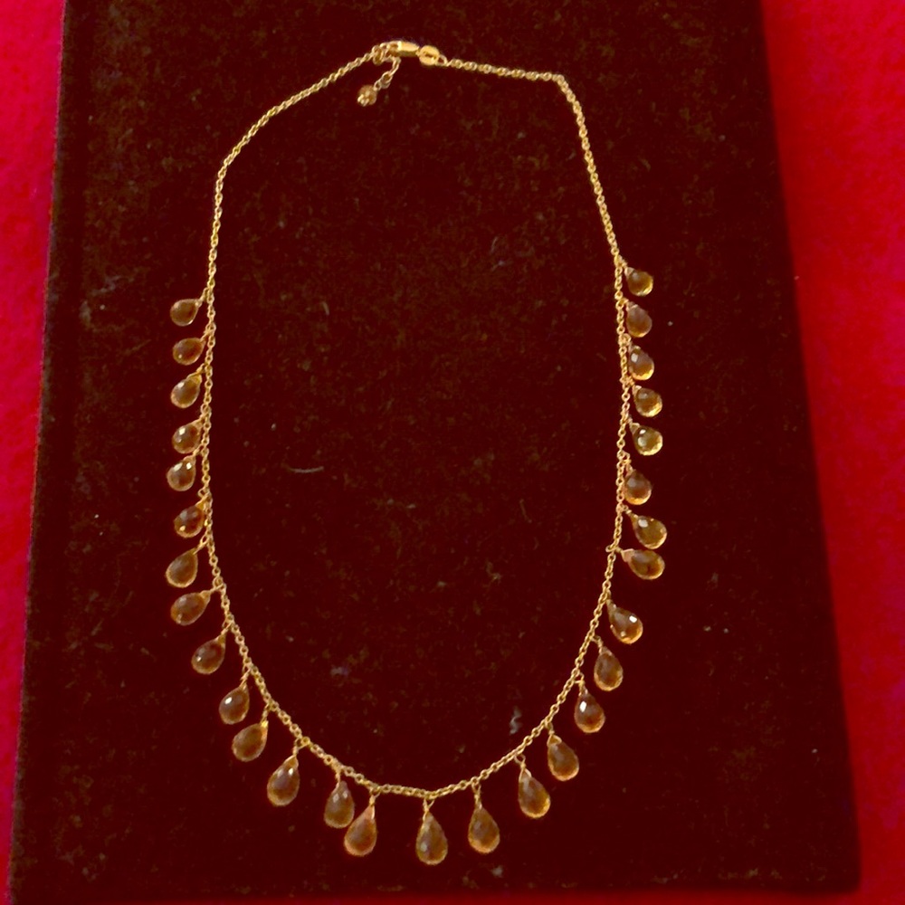 Necklace Citrine 14k gold